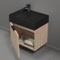 Floating Small Bathroom Vanity, Modern, 24